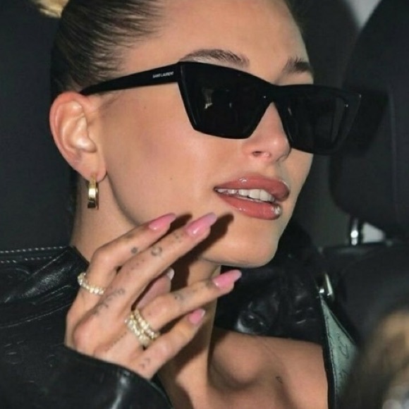 NEW SAINT LURENT CAT EYE SUNGLASSES SL276 001 NEW SAINT LAURENT MICA SL 276 - Picture 3 of 14